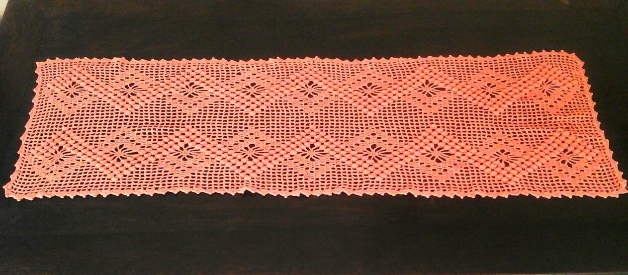 Crochet tablecloth