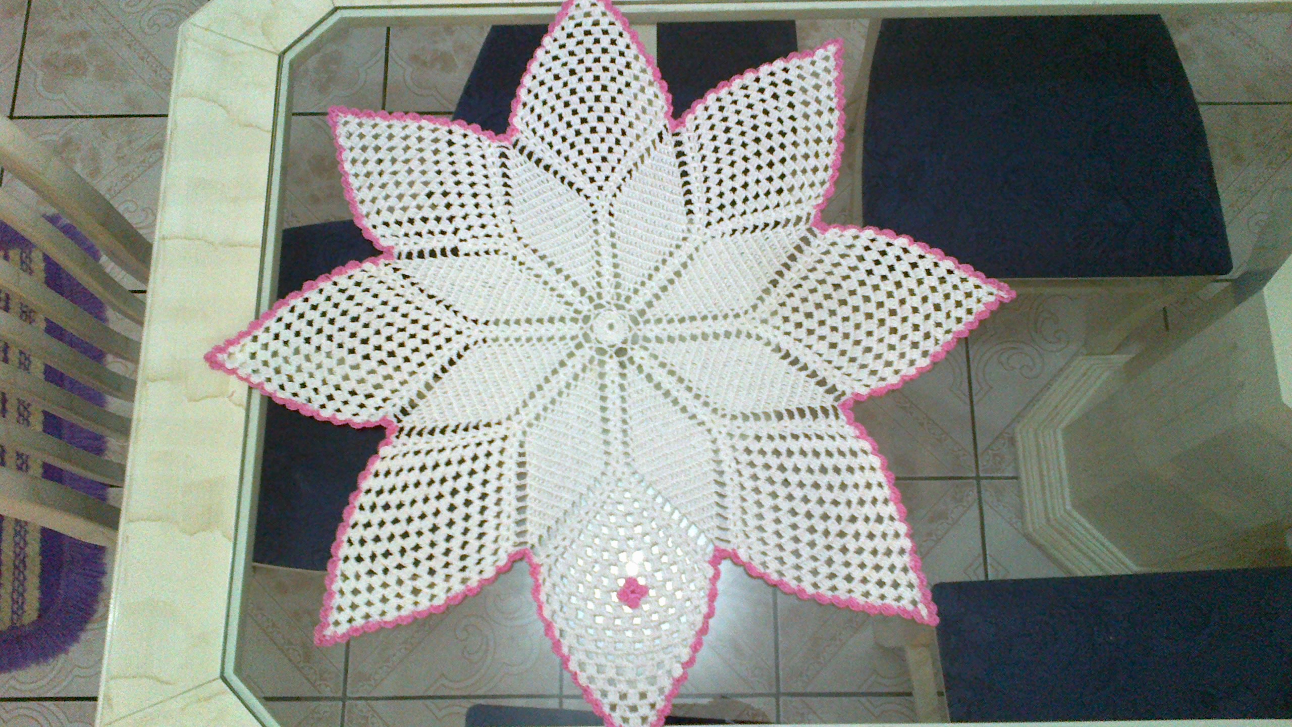 star crochet towel