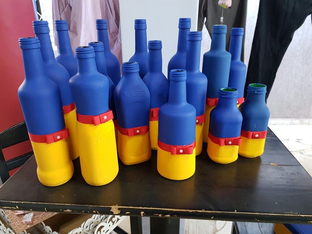 Snow White Decorated Bottles