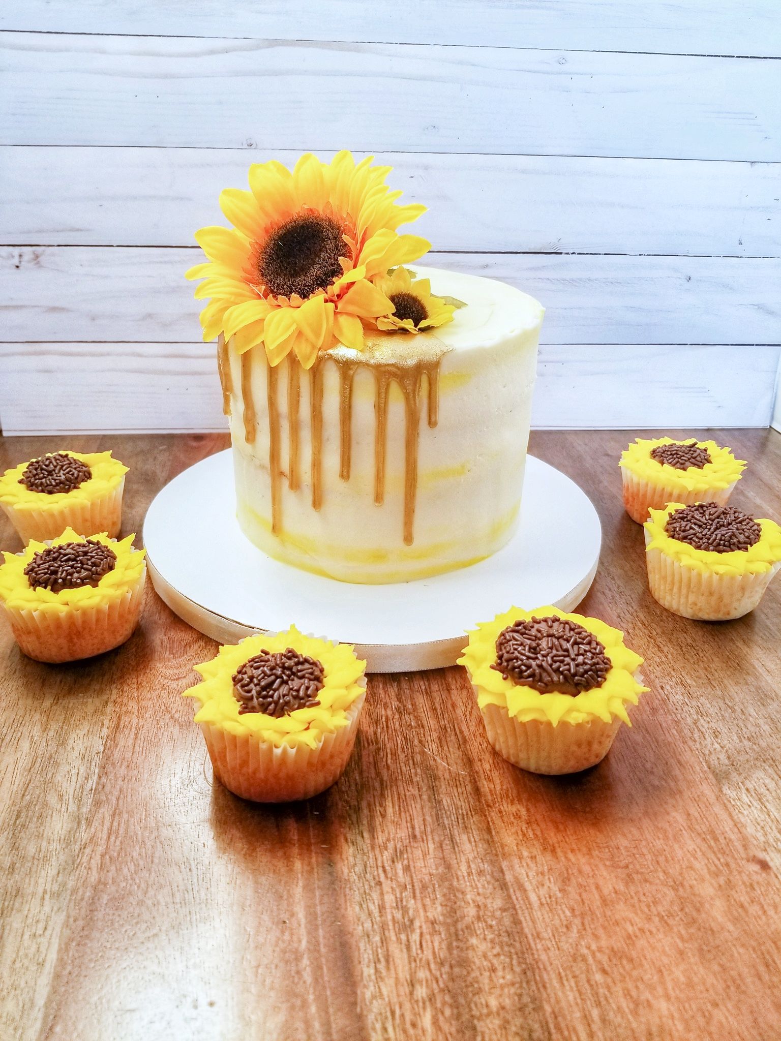 Sunflower Cake Topper