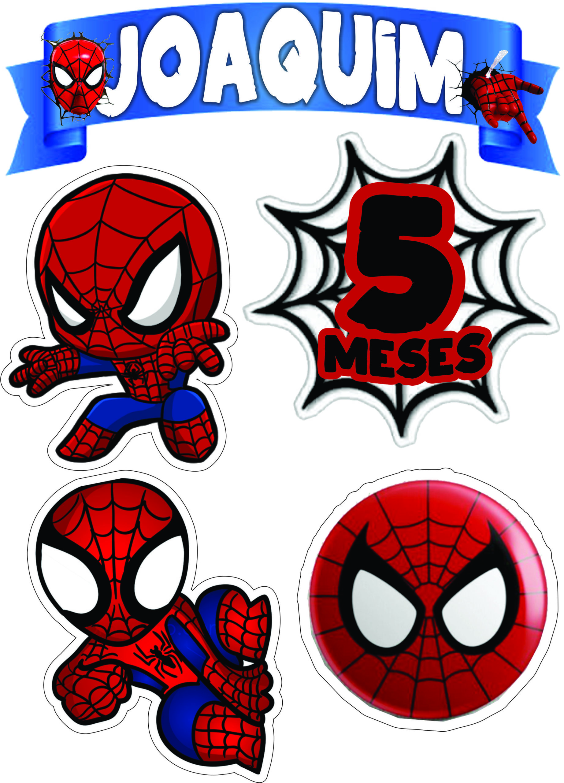 Spiderman Cake Topper