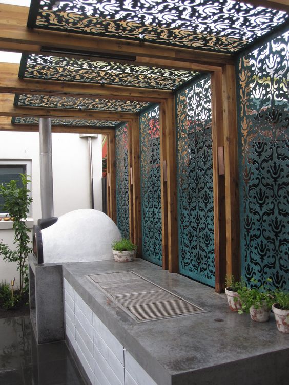 pergola with design