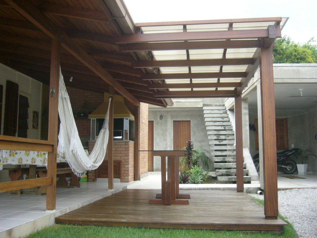 Pergola with tile