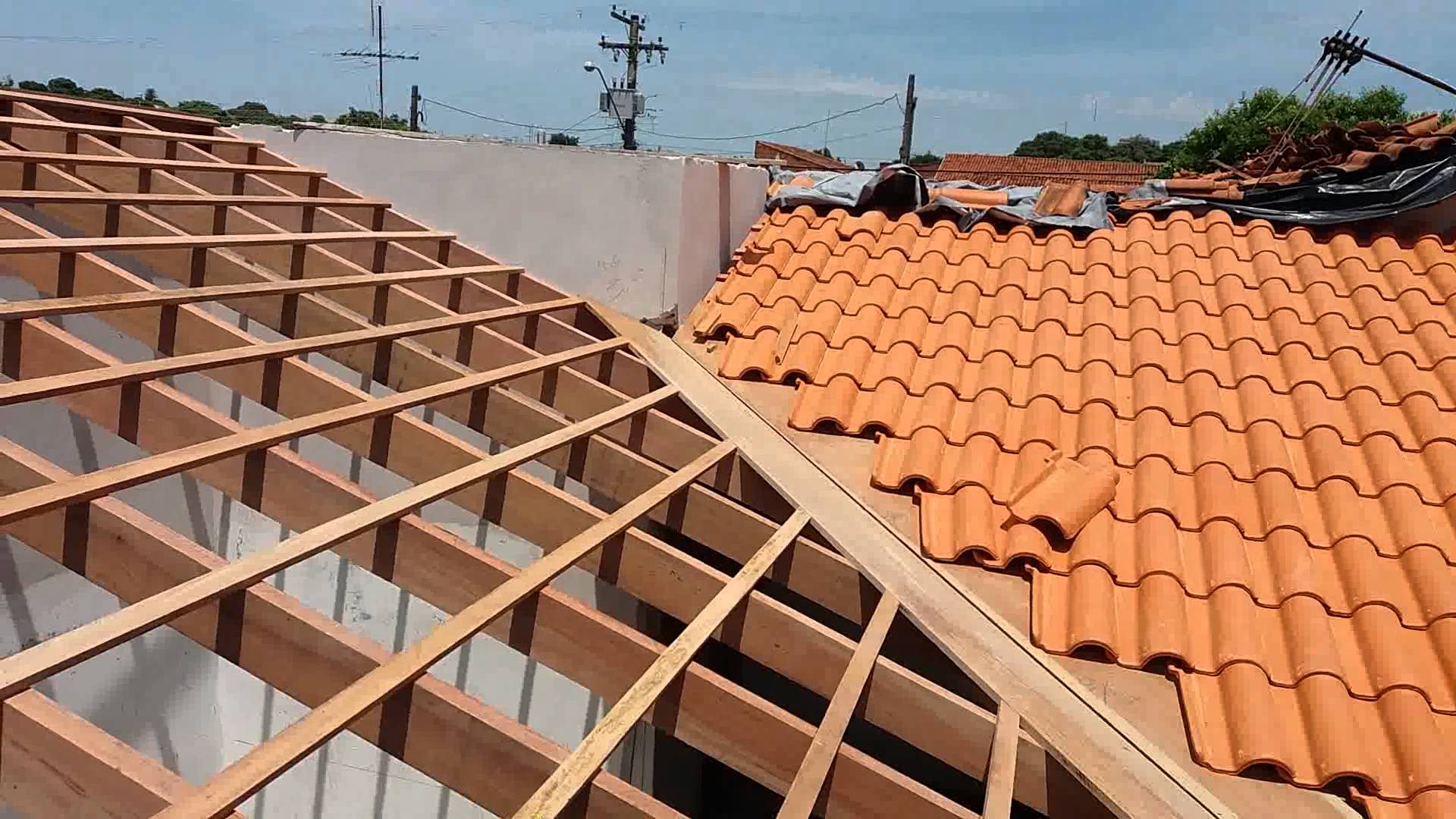 Roof in attic