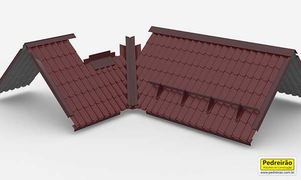 L-shaped roof model