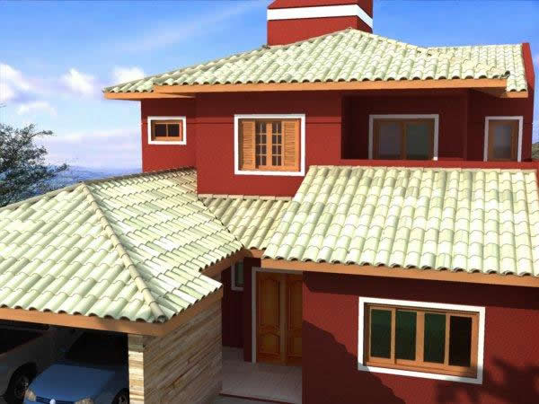 L roof model