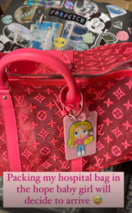 chiara ferragni hospital bag