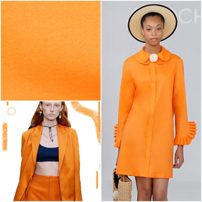 Marigold Orange Trendy colors summer 2021