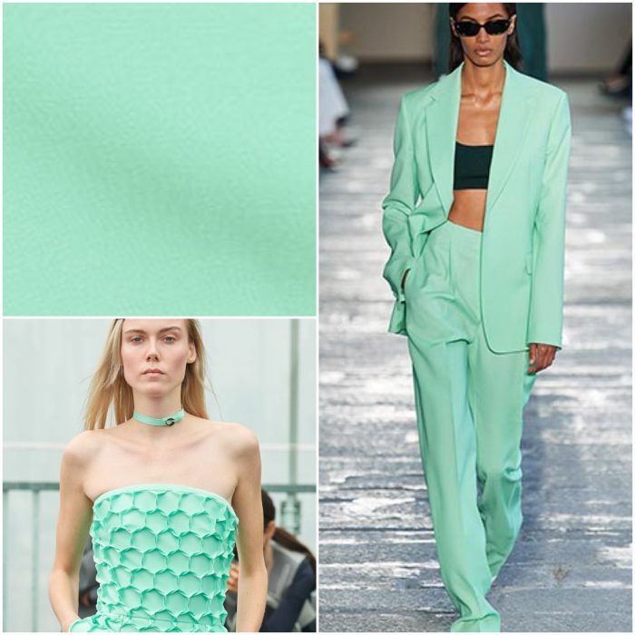 Aqua Trendy colors spring summer 2021