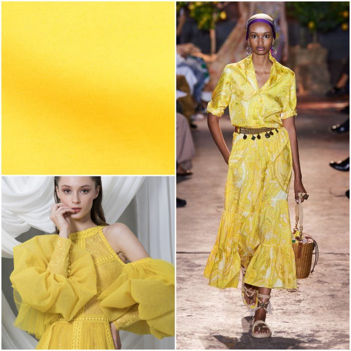 Yellow Trendy colors spring summer 2021