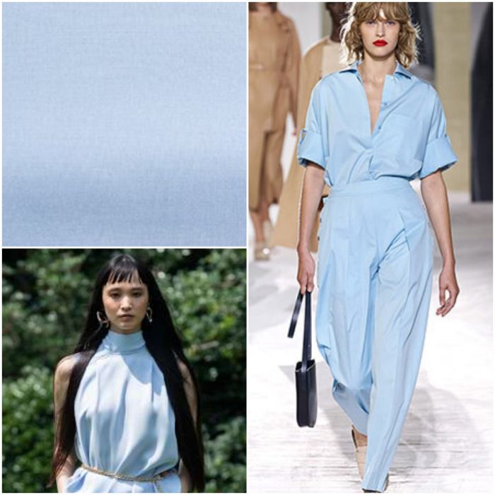 Light blue Trendy colors spring summer 2021