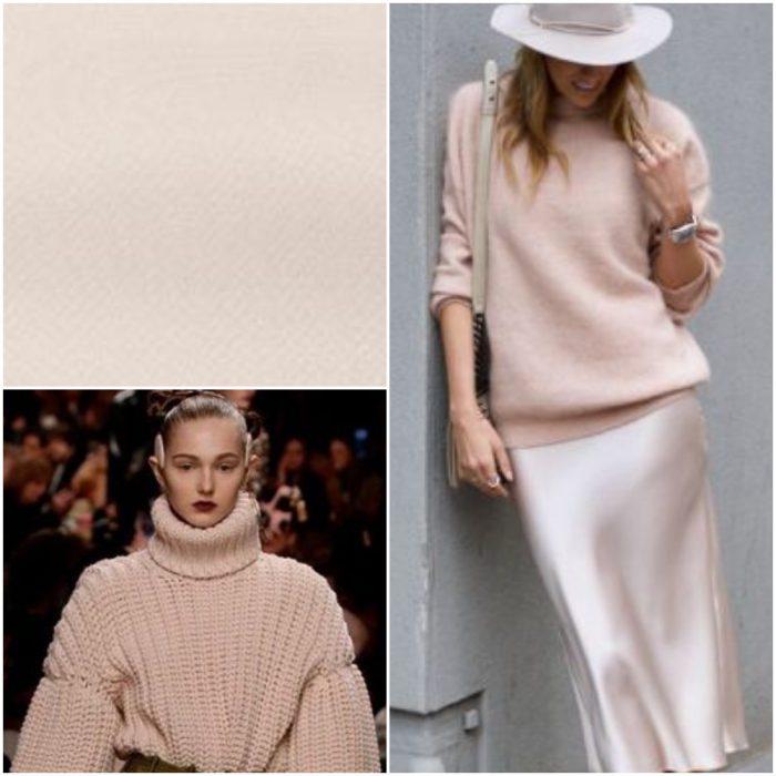Pale pink Trendy colors winter 2022