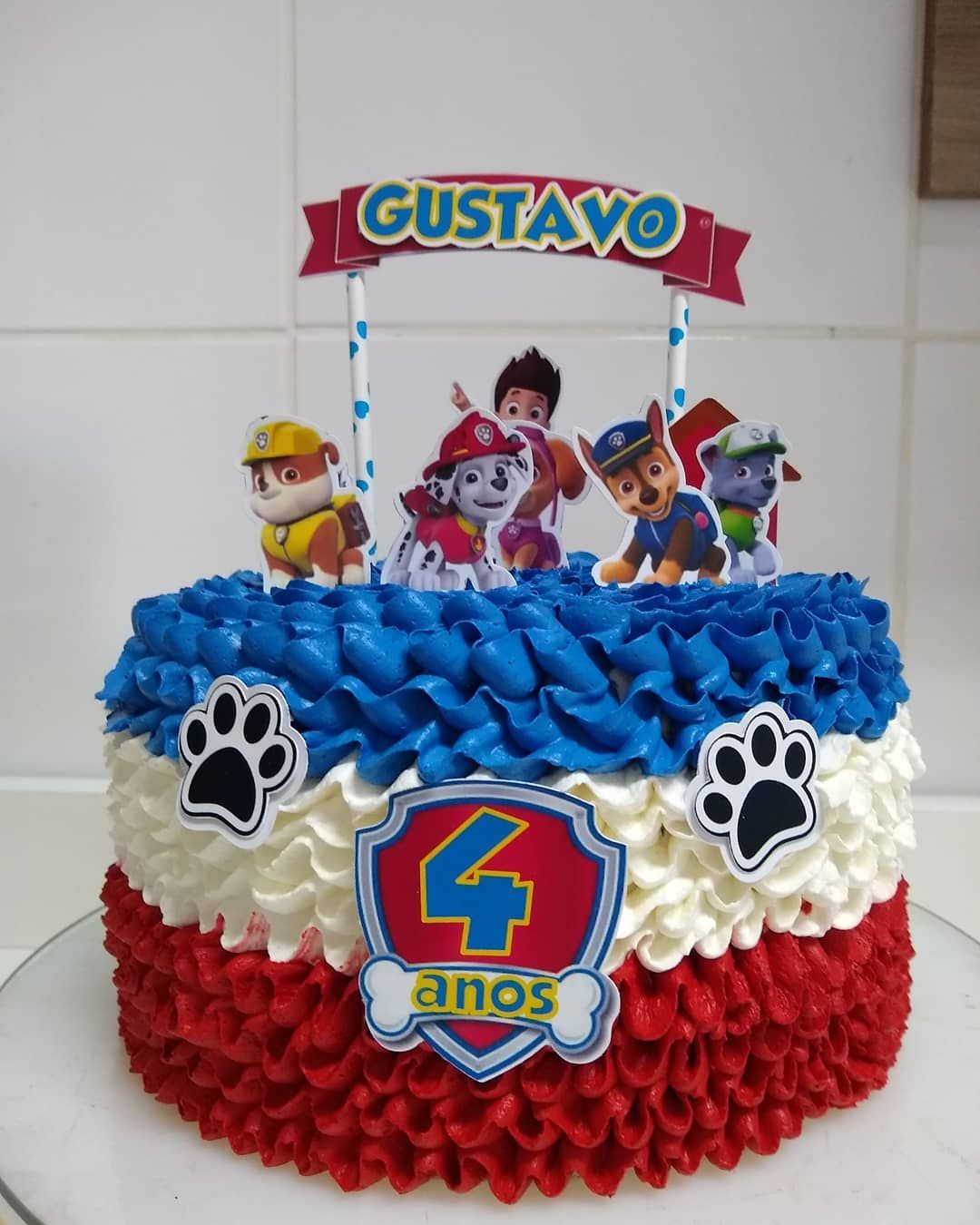 Simple Paw Patrol Cake