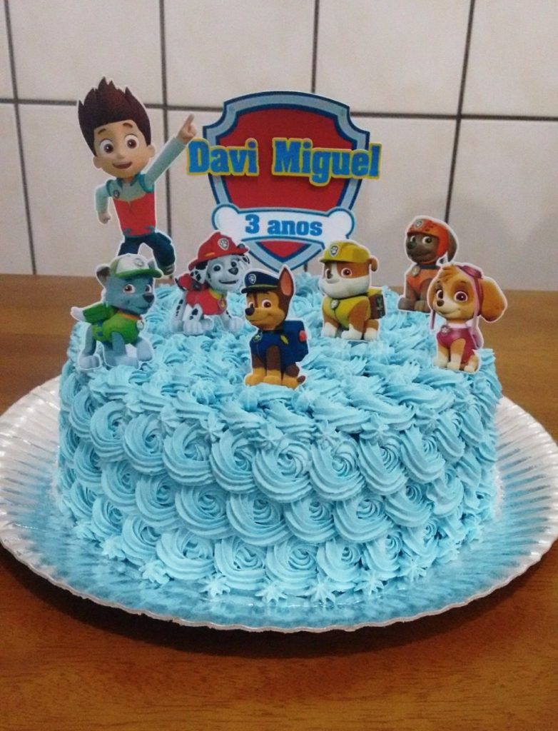 Simple Paw Patrol Cake