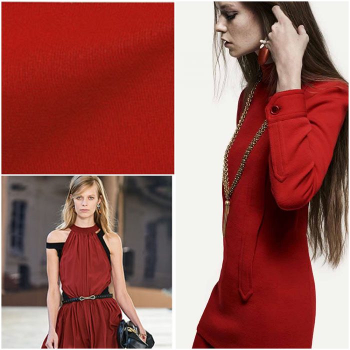 Earthy red Trendy colors summer 2021