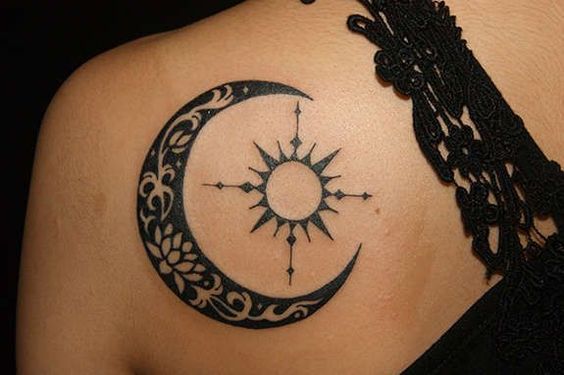 moon for women 6 - moon tattoos