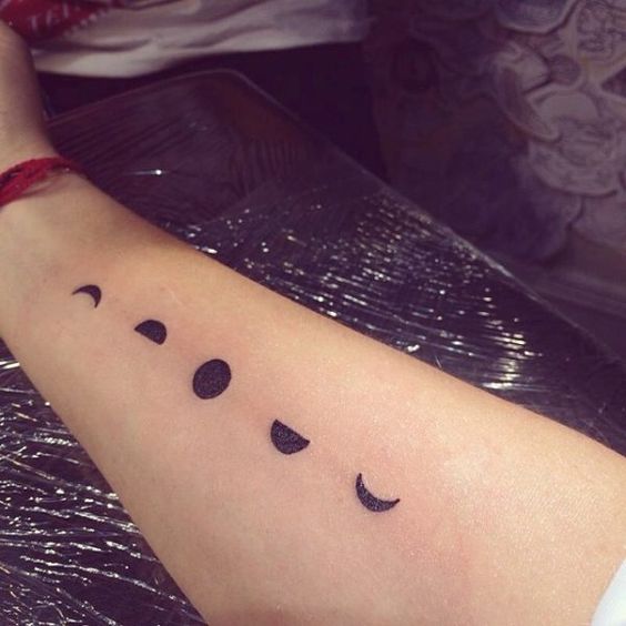 moon phases 1 - moon tattoos