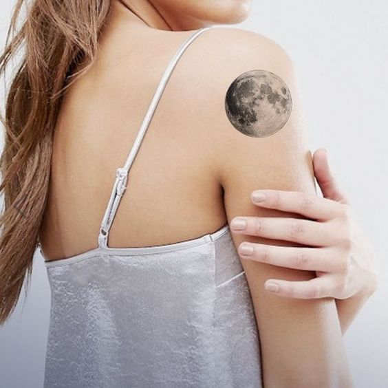 full moon 1 - moon tattoos