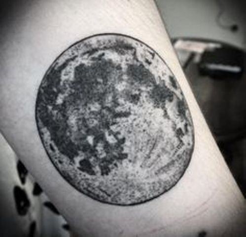 full moon 3 - moon tattoos