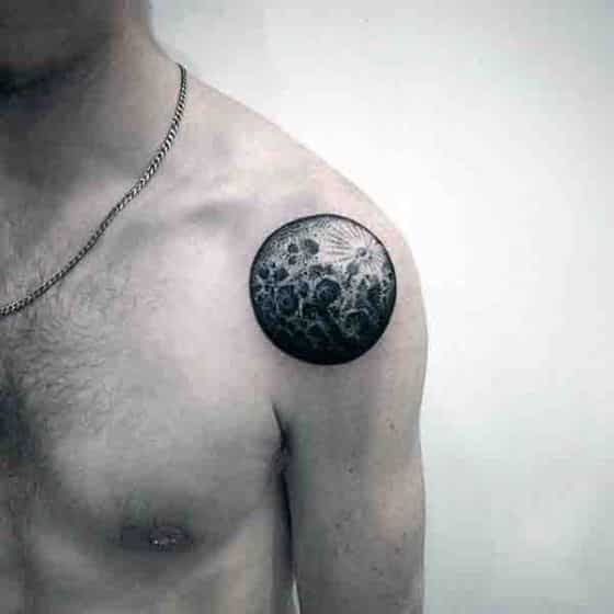 deluna for men 1 - moon tattoos