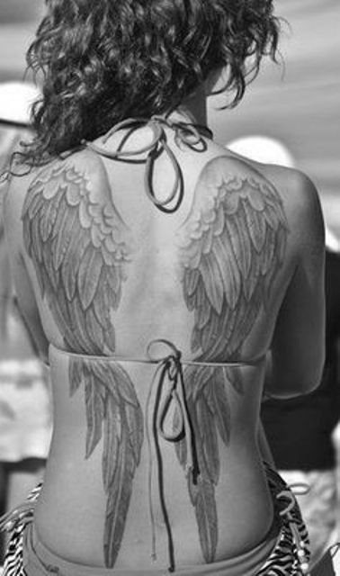 angel wings 10 - wings tattoos