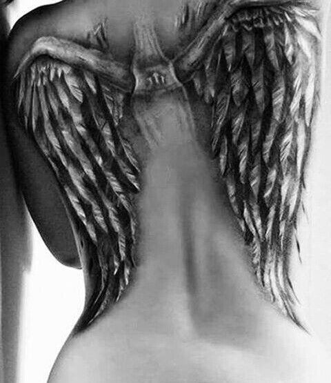 angel wings 9 - wings tattoos