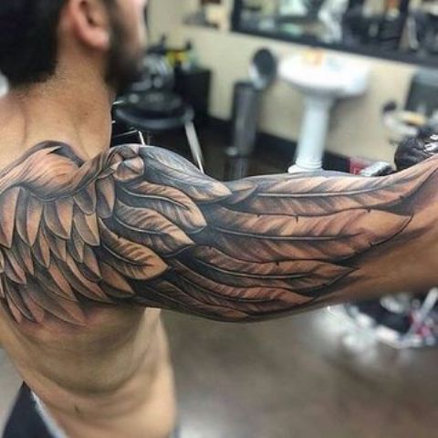 Wings Men 5 - Wings Tattoos