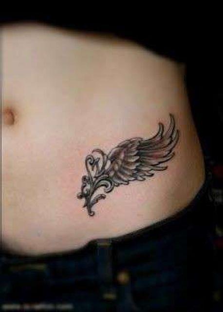 wings women 8 - wings tattoos