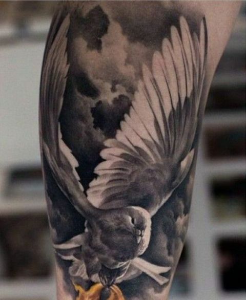 wings on arm 1 - wing tattoos