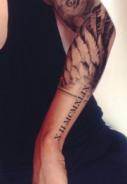 wings on arm 6 - wing tattoos