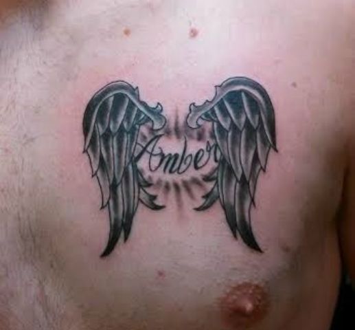 wings with names 8 - wing tattoos
