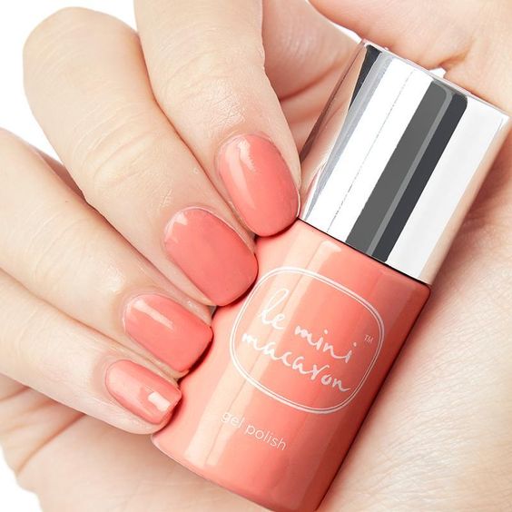 summer peach nail polish