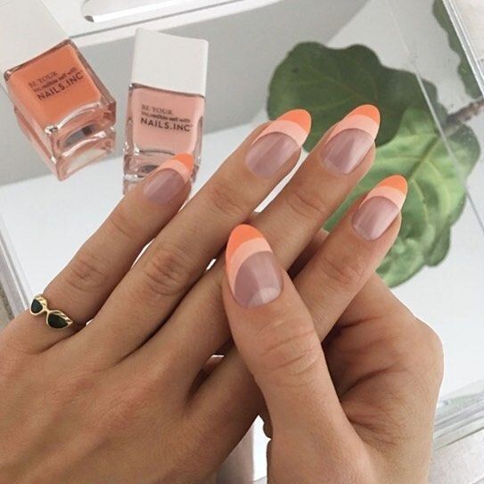 summer peach nail polish