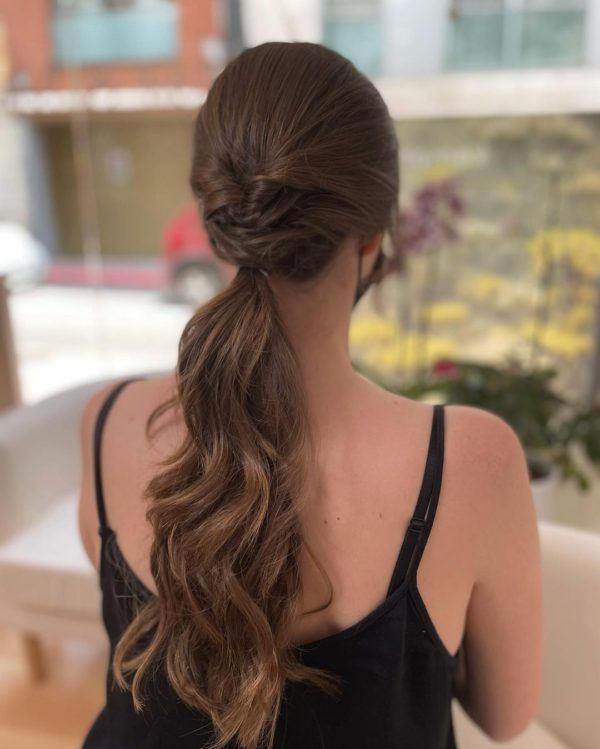 Trendy hairstyles in tik tok pigtail 