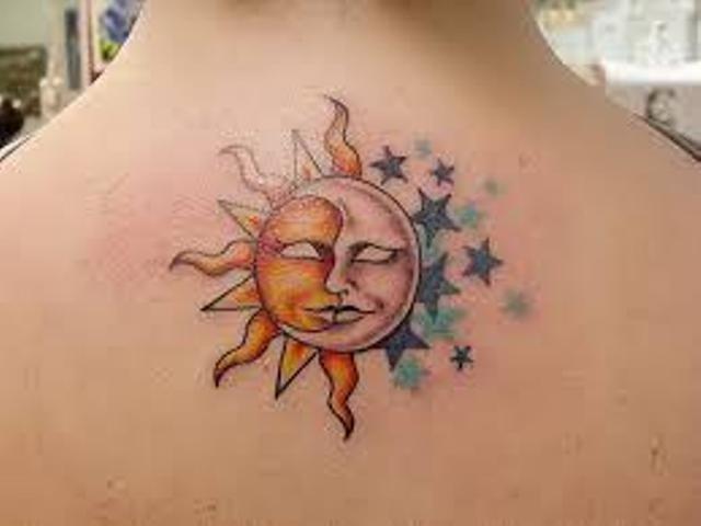 sun and moon men 5 - sun and moon tattoos