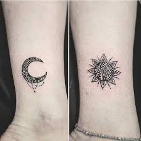 a sun and a moon 4 - sun and moon tattoos