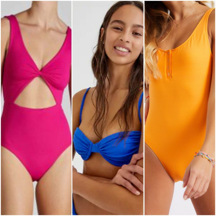 Fashionable swimsuits summer 2022 eye-catching colors