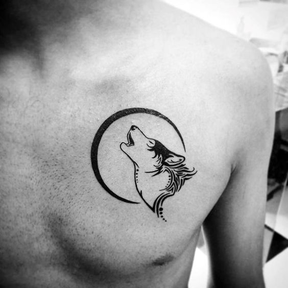 of wolves 3 - Minimalist tattoos