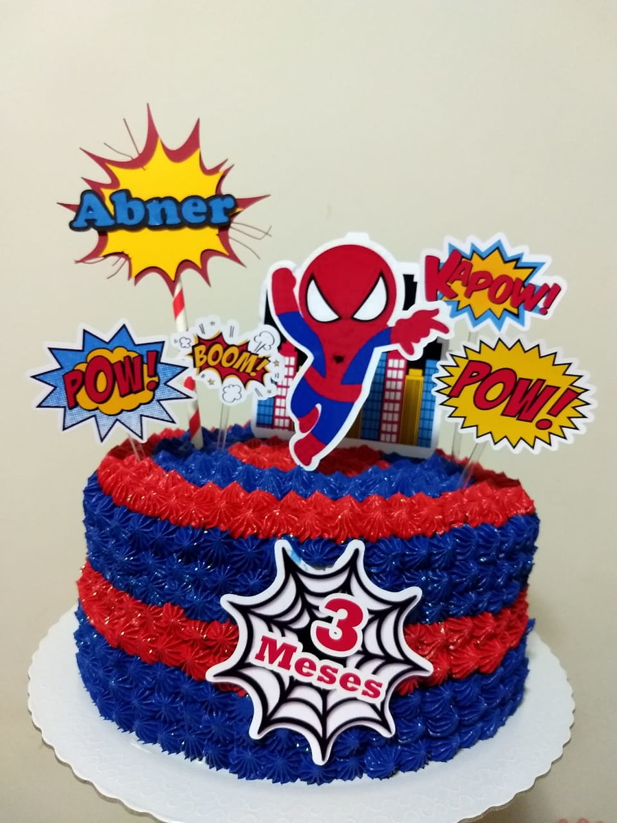 Children's Spiderman Cake