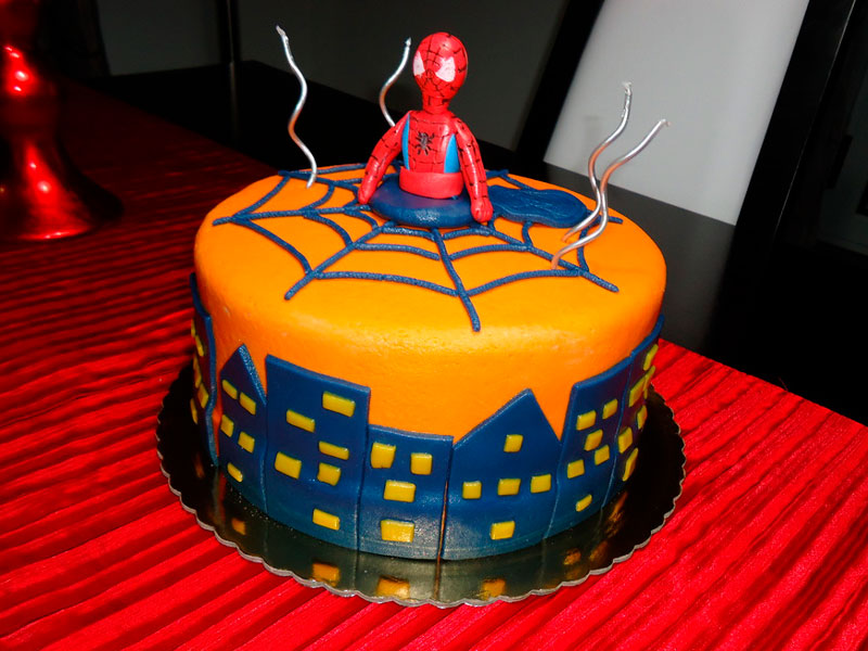 Children's Spiderman Cake