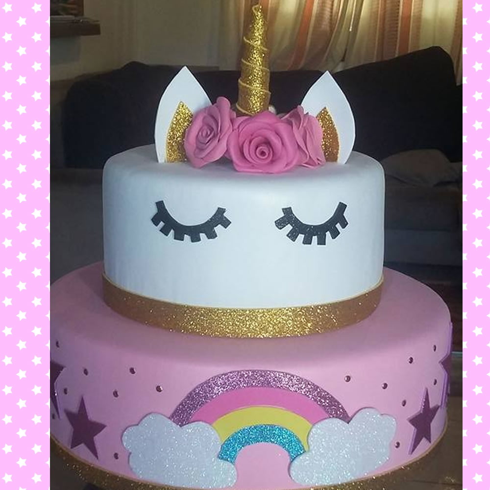 2-Story Unicorn Cake
