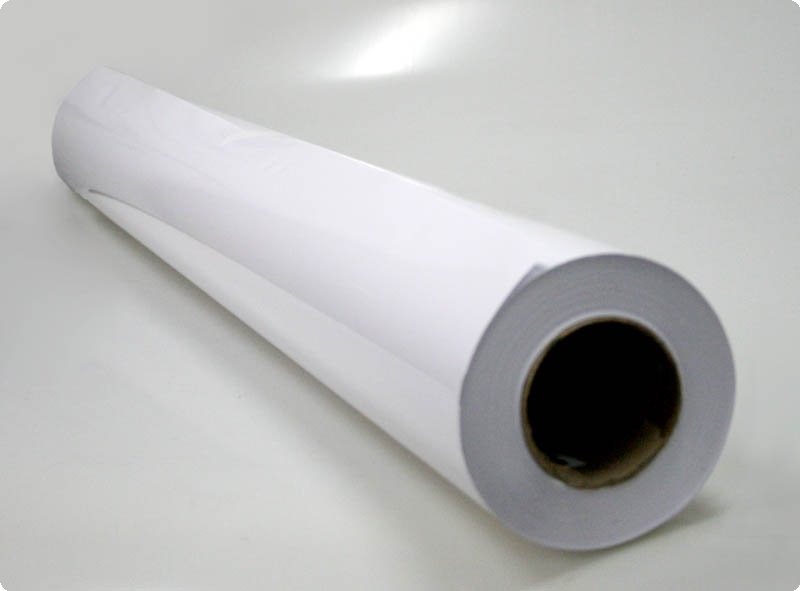 White vinyl adhesive