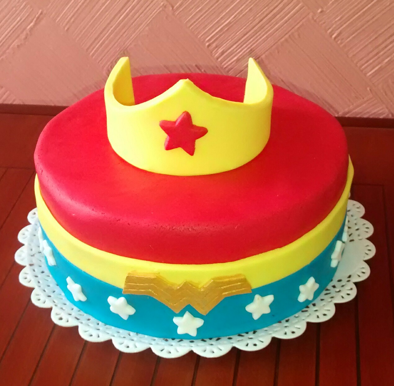 wonder woman cake American Pasta