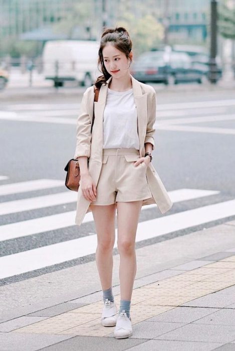 youth casual look short suit