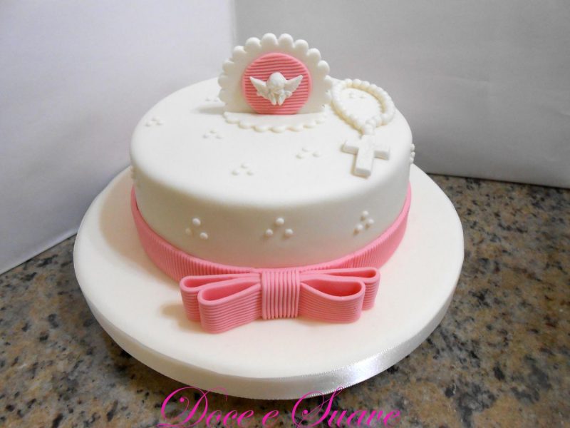 Girl Christening Cake