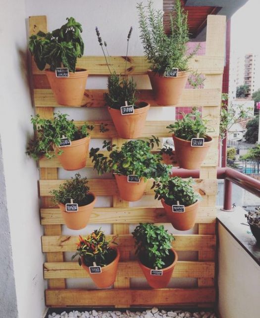 Pallet Panel for Plants