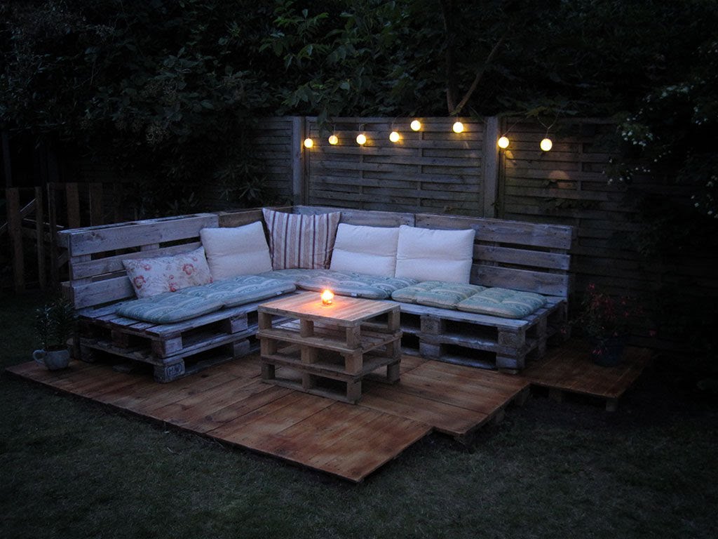 external area pallet sofa