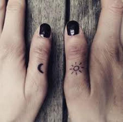 sun and moon for women 1 - sun and moon tattoos