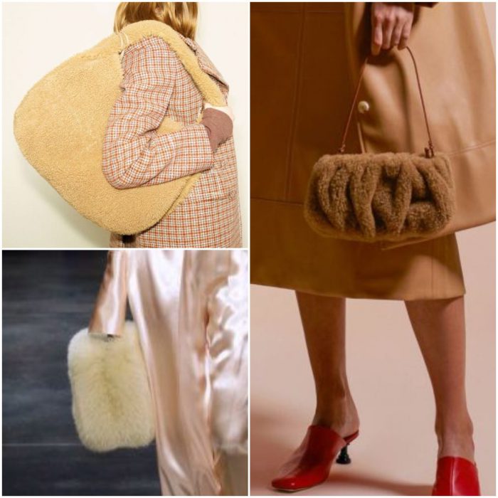 faux fur fashion bags winter 2022