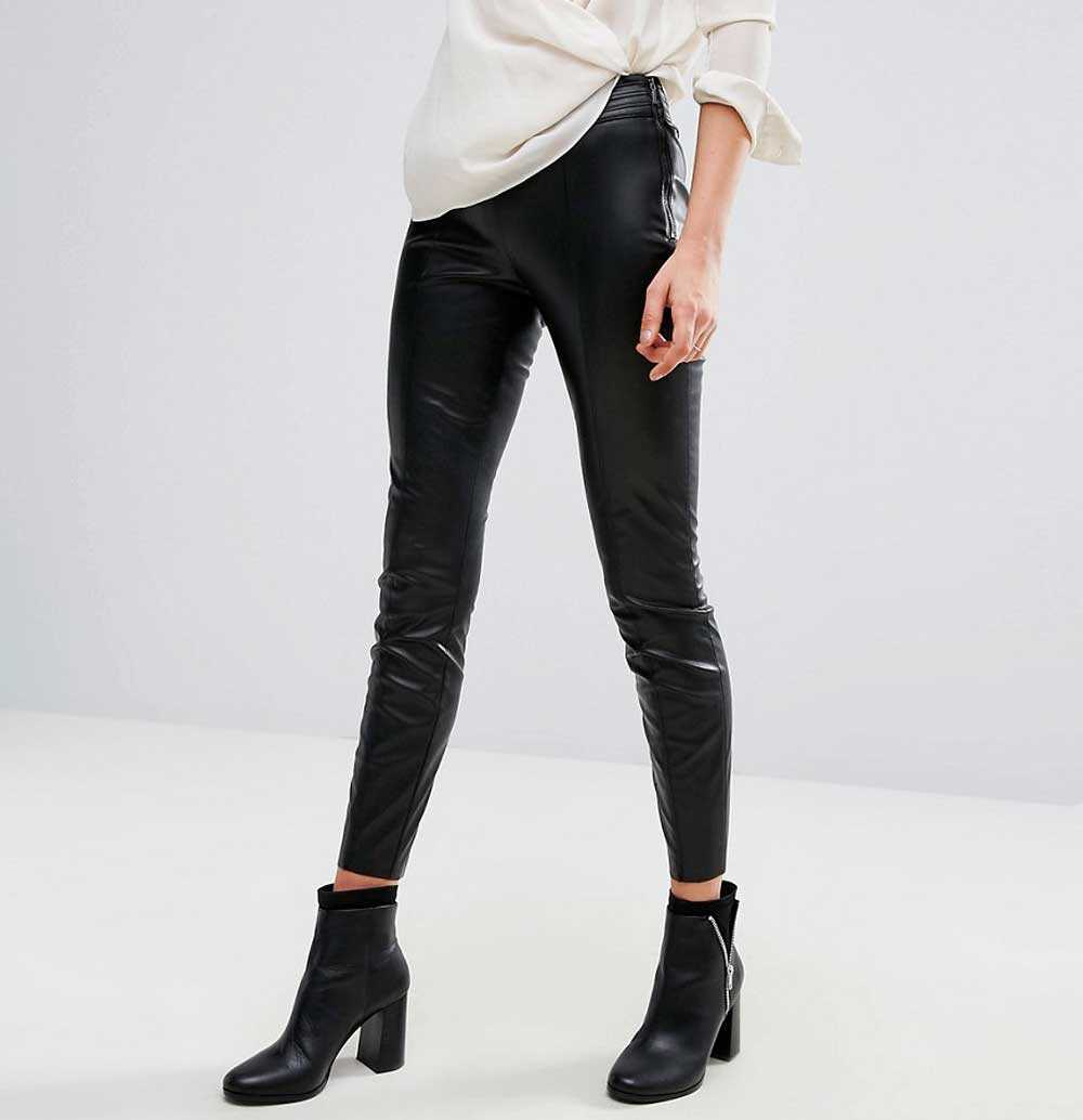 Ecological leather leggings